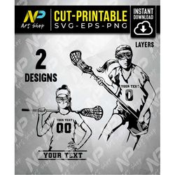 lacrosse svg, lacrosse girl, lacrosse player svg