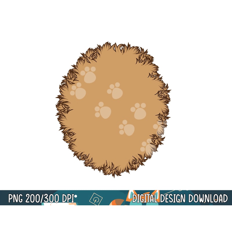 Animal Fur Belly Halloween Costume For Monkey, Bear or Dog png, sublimation copy.jpg