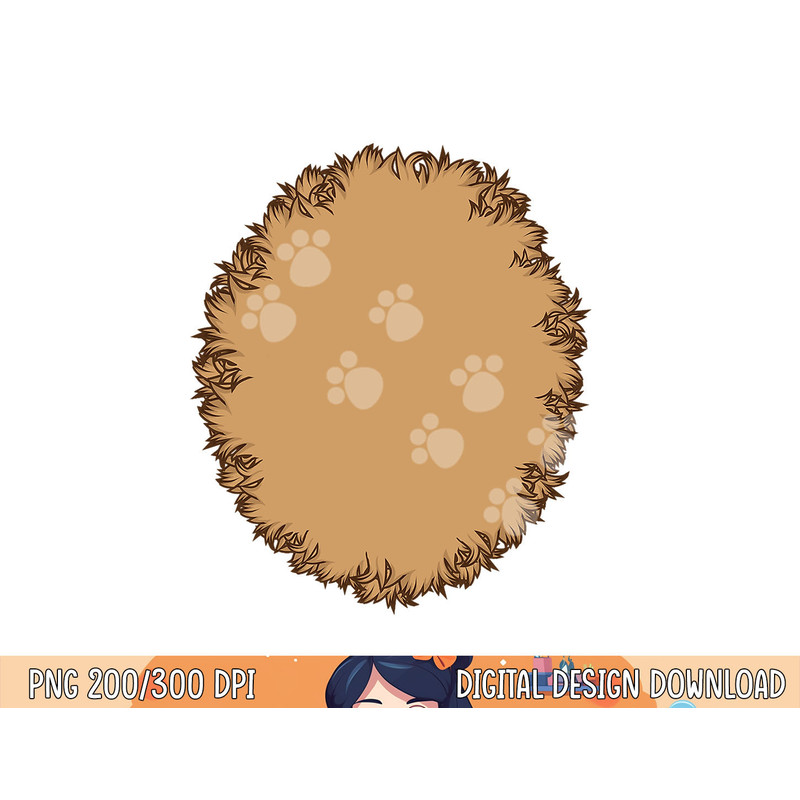 Animal Fur Belly Halloween Costume For Monkey, Bear or Dog png, sublimation copy.jpg