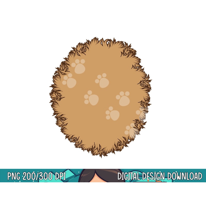 Animal Fur Belly Halloween Costume For Monkey, Bear or Dog png, sublimation copy.jpg