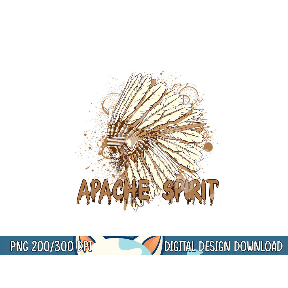 Apache Head Spirit Costume Cool Easy Halloween Gift png, sublimation copy.jpg