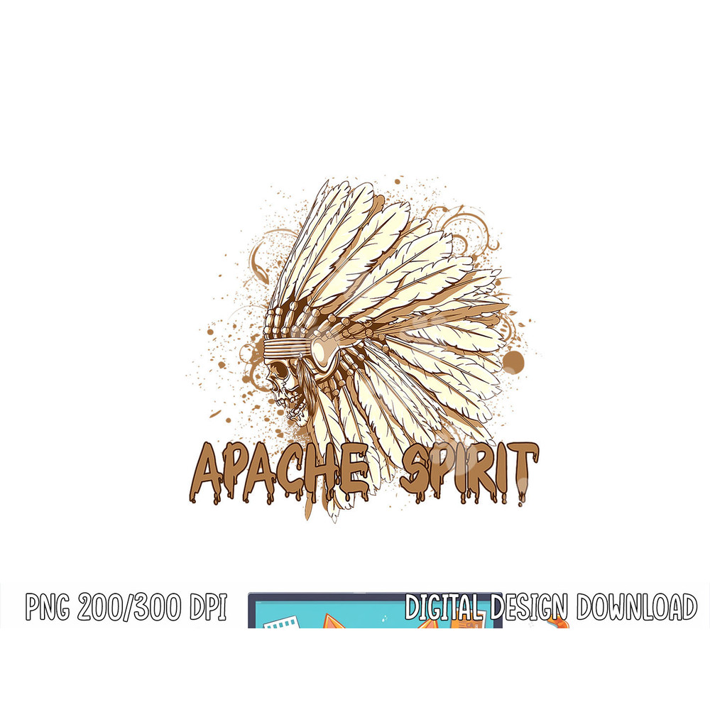 Apache Head Spirit Costume Cool Easy Halloween Gift png, sublimation copy.jpg