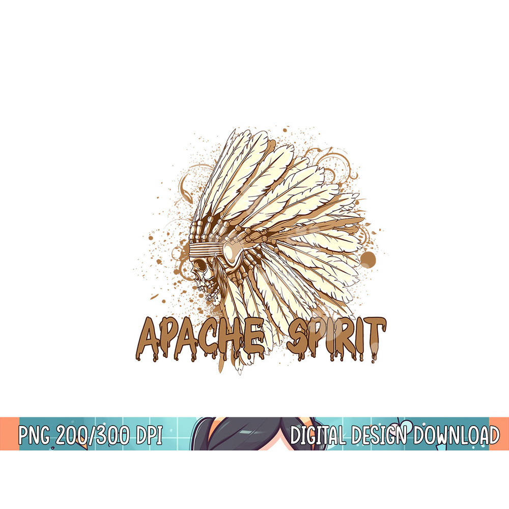 Apache Head Spirit Costume Cool Easy Halloween Gift png, sublimation copy.jpg