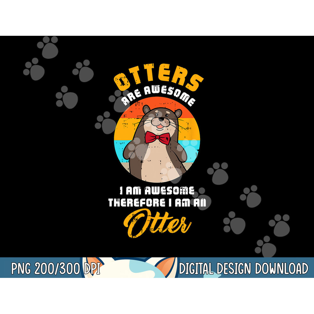 Awesome Otter Costume Cute Easy Animal Zoo Halloween Gift png, sublimation copy.jpg