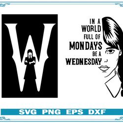 wednesday addams svg, addams family svg, halloween svg