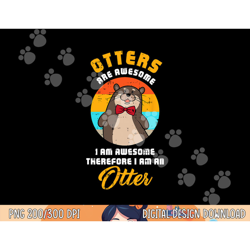 Awesome Otter Costume Cute Easy Animal Zoo Halloween Gift png, sublimation copy.jpg