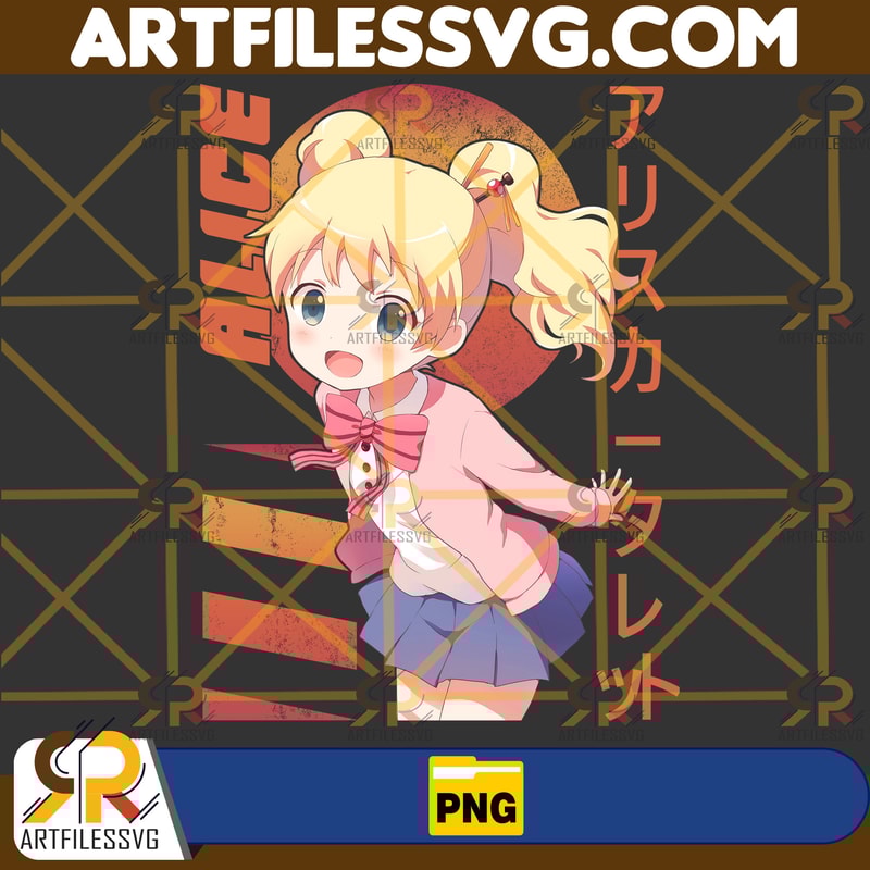 Alice Cartelet Png, Anime Png, Japanese Png, Anime Silhouette Png, Anime Character, Anime Vector Files, Digital Download (1).jpg