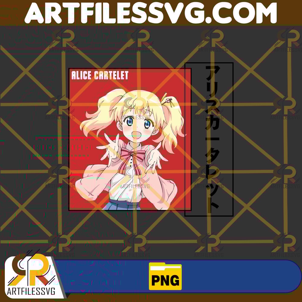Alice Cartelet Png, Anime Png, Japanese Png, Anime Silhouette Png, Anime Character, Anime Vector Files, Digital Download (22).jpg