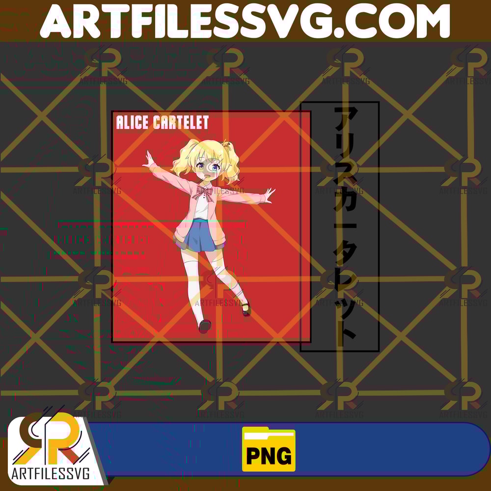 Alice Cartelet Png, Anime Png, Japanese Png, Anime Silhouette Png, Anime Character, Anime Vector Files, Digital Download (23).jpg