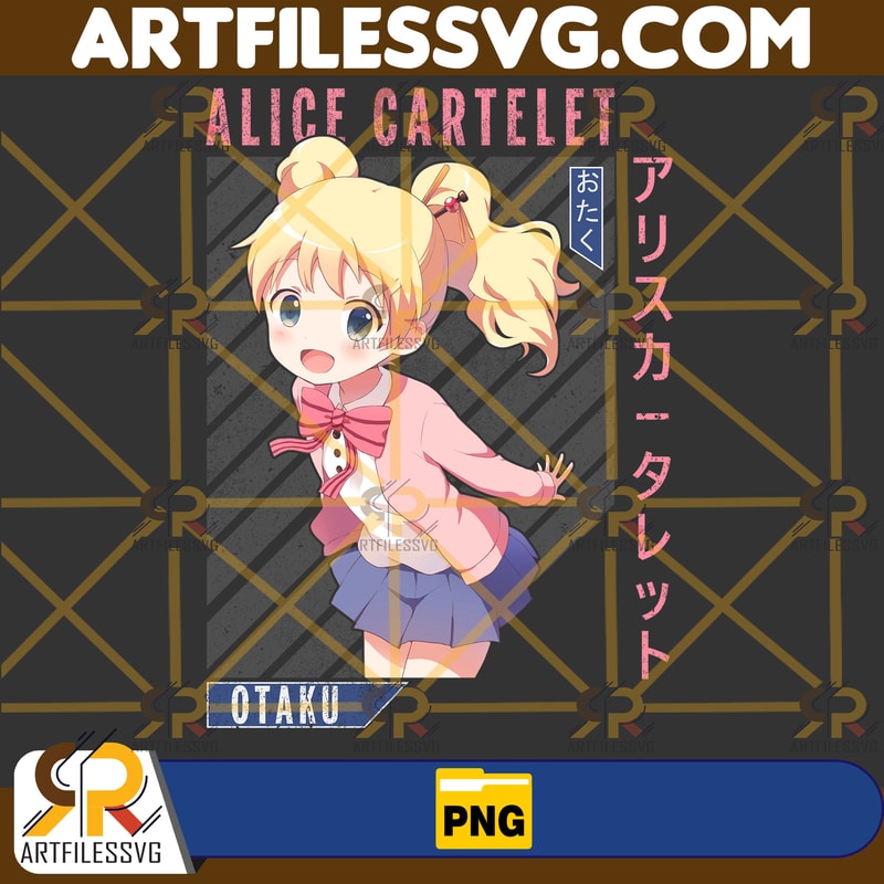 Alice Cartelet Png, Anime Png, Japanese Png, Anime Silhouette Png, Anime Character, Anime Vector Files, Digital Download (3).jpg