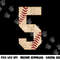 Baseball Number 5 Softball Gift For Baseball Players png, sublimation copy.jpg
