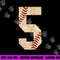 Baseball Number 5 Softball Gift For Baseball Players png, sublimation copy.jpg