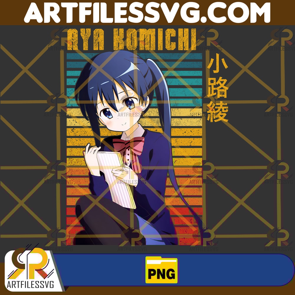Aya Komichi Png, Anime Png, Japanese Png, Anime Silhouette Png, Anime Character, Anime Vector Files, Digital Download (3).jpg