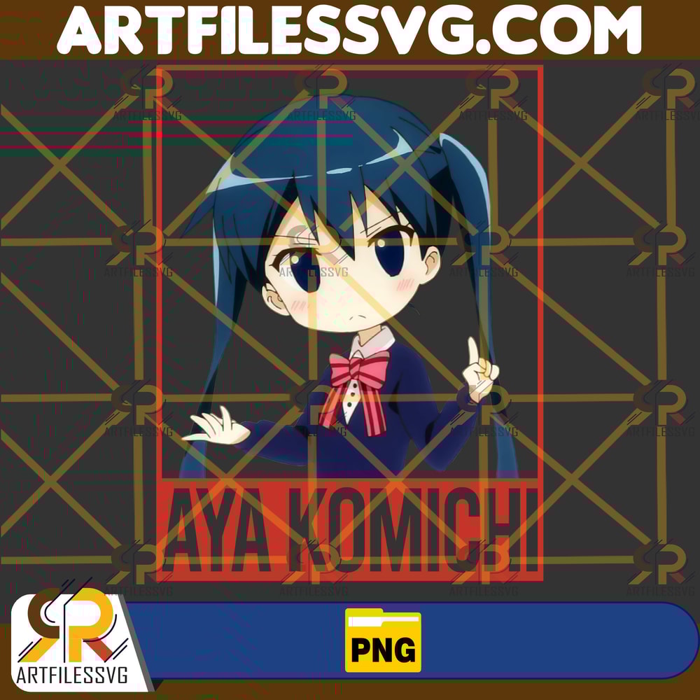 Aya Komichi Png, Anime Png, Japanese Png, Anime Silhouette Png, Anime Character, Anime Vector Files, Digital Download (7).jpg