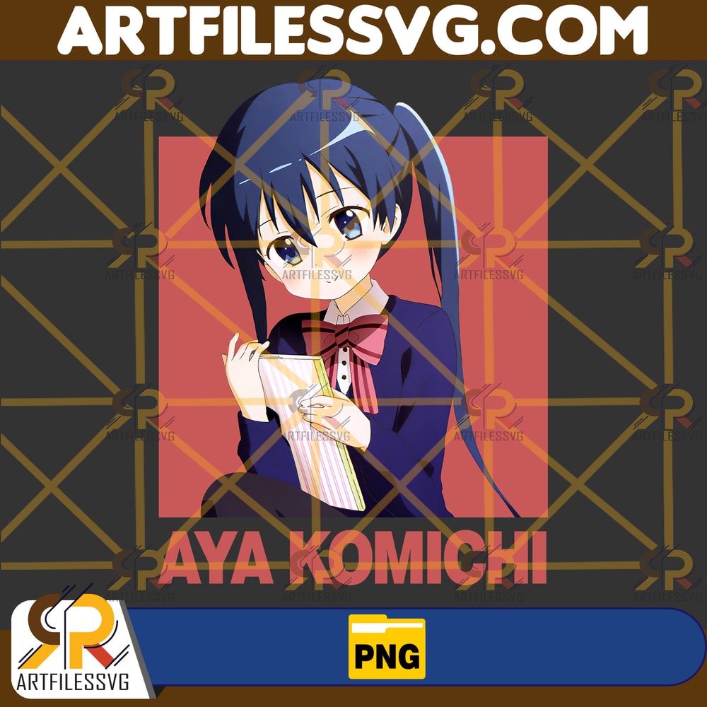 Aya Komichi Png, Anime Png, Japanese Png, Anime Silhouette Png, Anime Character, Anime Vector Files, Digital Download (8).jpg