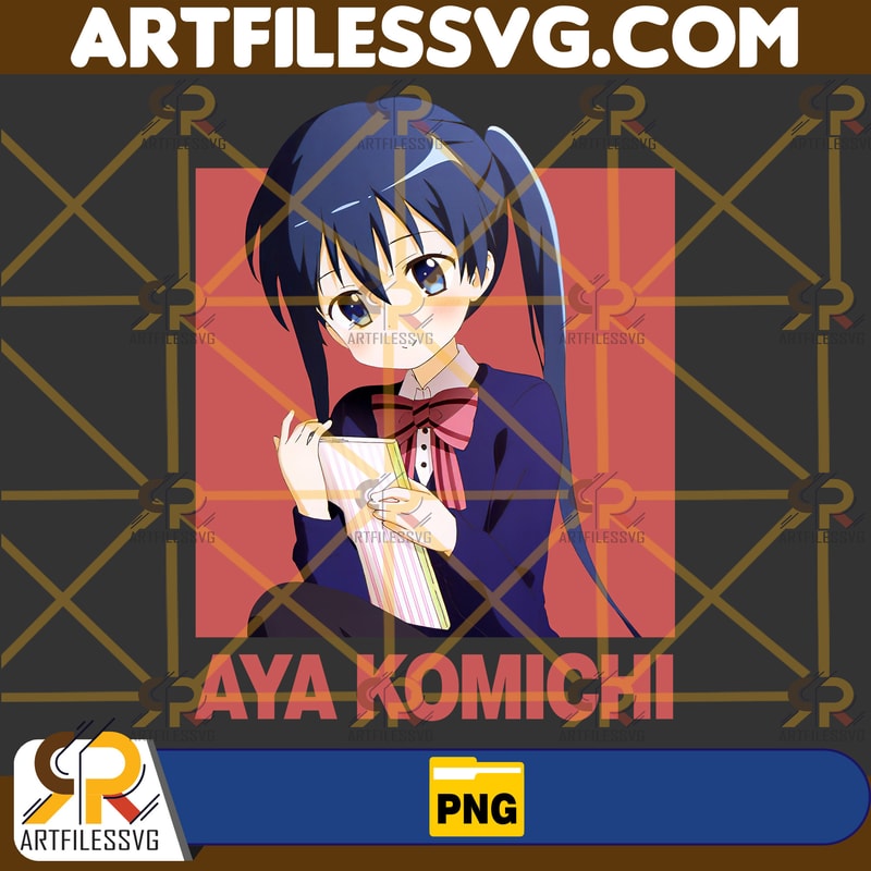 Aya Komichi Png, Anime Png, Japanese Png, Anime Silhouette Png, Anime Character, Anime Vector Files, Digital Download (8).jpg