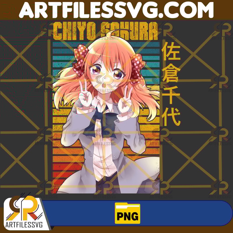 Chiyo Sakura Png, Anime Png, Japanese Png, Anime Silhouette Png, Anime Character, Anime Vector Files, Digital Download (2).jpg