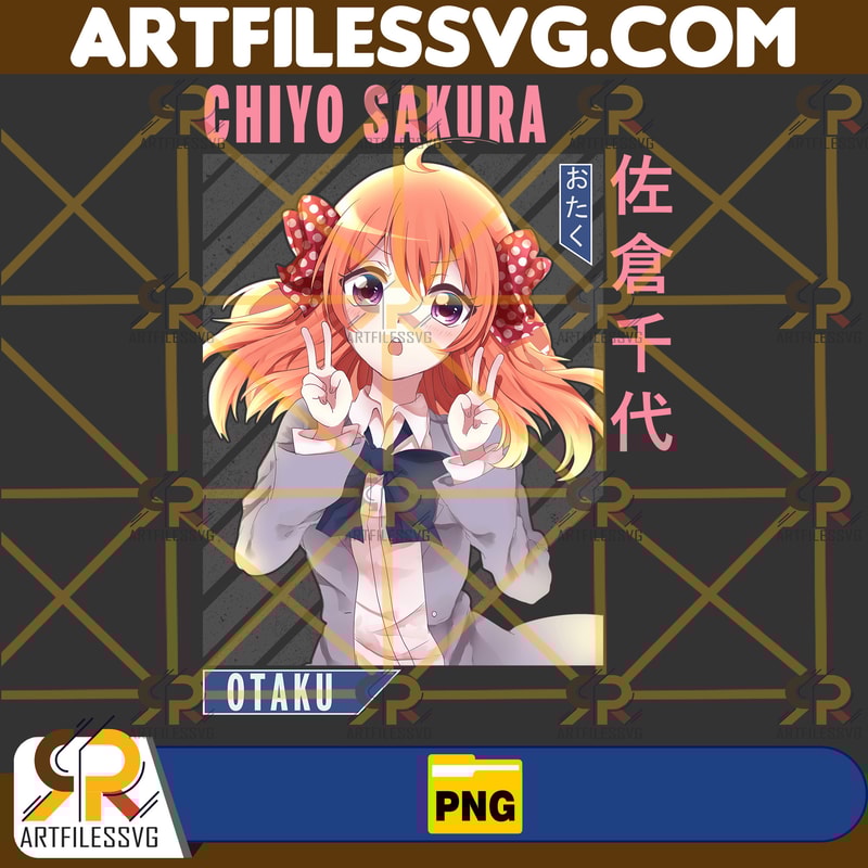 Chiyo Sakura Png, Anime Png, Japanese Png, Anime Silhouette Png, Anime Character, Anime Vector Files, Digital Download.jpg