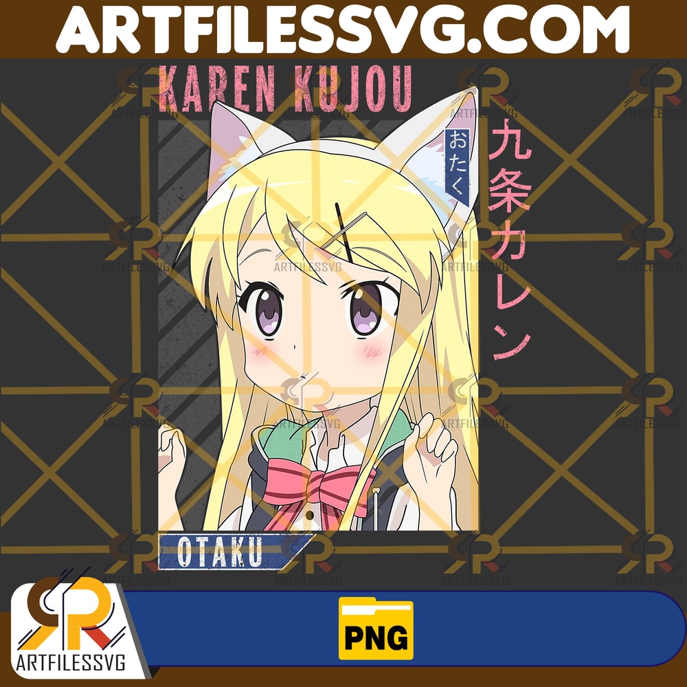 Karen Kujou Png, Anime Png, Japanese Png, Anime Silhouette Png, Anime Character, Anime Vector Files, Digital Download (2).jpg