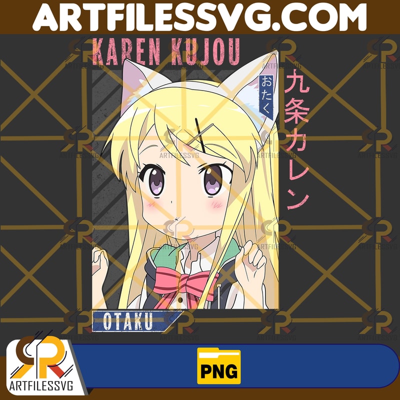 Karen Kujou Png, Anime Png, Japanese Png, Anime Silhouette Png, Anime Character, Anime Vector Files, Digital Download (2).jpg