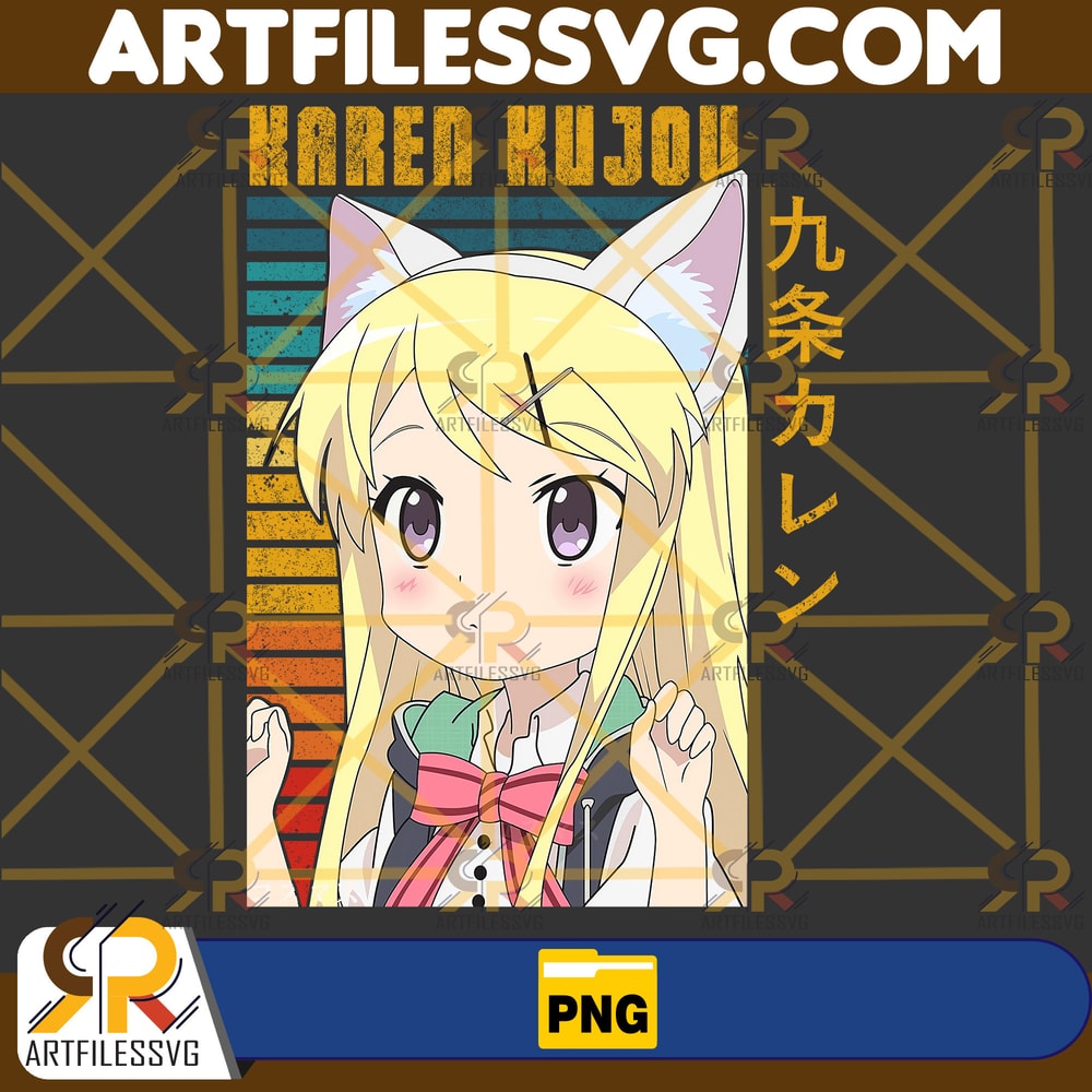 Karen Kujou Png, Anime Png, Japanese Png, Anime Silhouette Png, Anime Character, Anime Vector Files, Digital Download (3).jpg