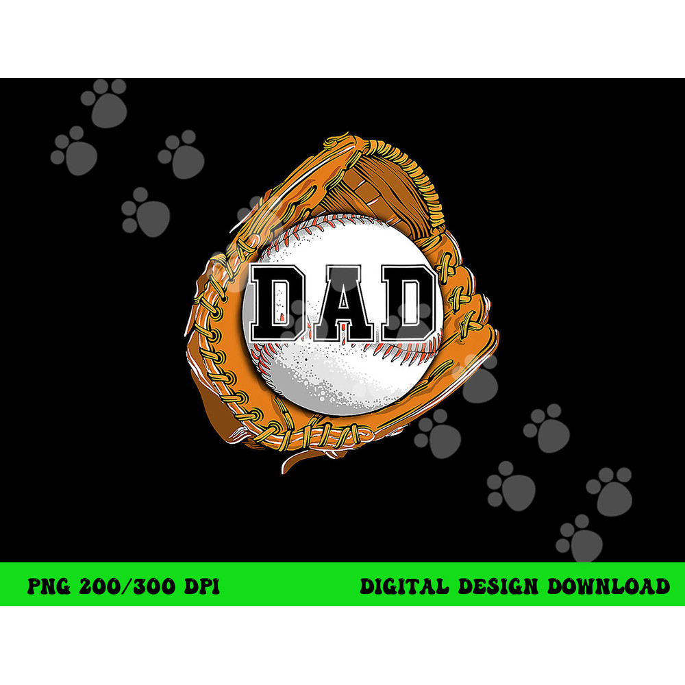 Baseball Catch Glove Baseball Dad Baseball Daddy Fathers Day png, sublimation copy.jpg
