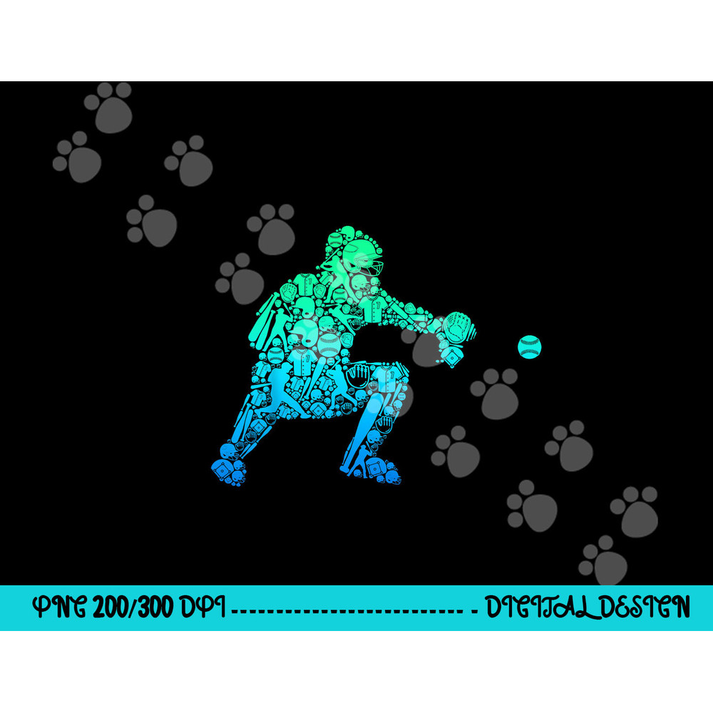 Baseball Catcher Player Youth Men Kids Boys png, sublimation copy.jpg