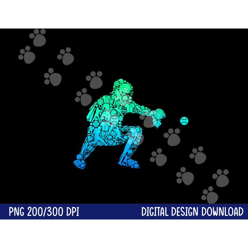 Baseball Catcher Player Youth Men Kids Boys png, sublimation copy.jpg