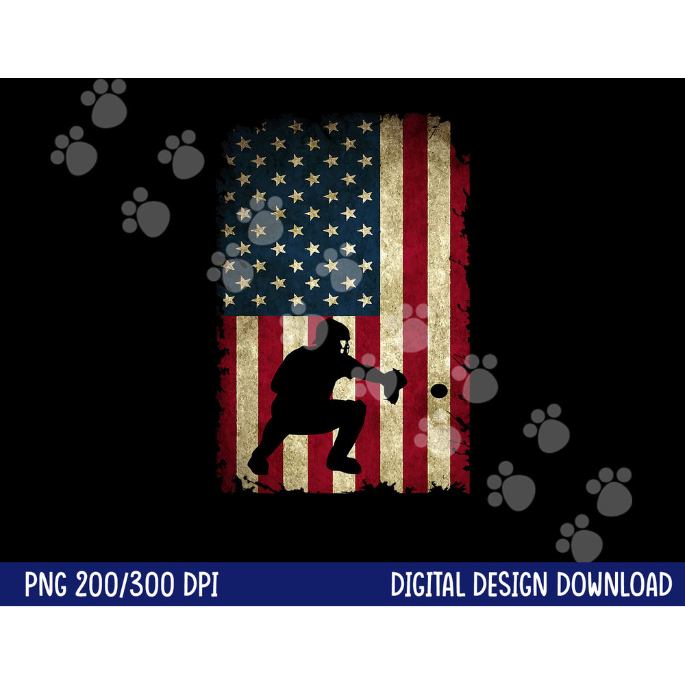 Baseball Catchers Gear Sports American Flag Little Leaguer png, sublimation copy.jpg