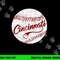 Baseball Cincinnati Vintage Ball Red Seam National Pastime png, sublimation copy.jpg