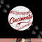 Baseball Cincinnati Vintage Ball Red Seam National Pastime png, sublimation copy.jpg