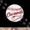 Baseball Cincinnati Vintage Ball Red Seam National Pastime png, sublimation copy.jpg
