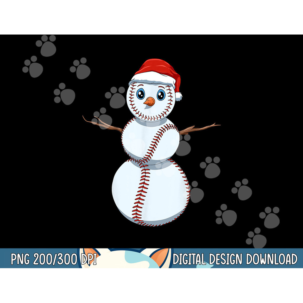 Baseball Snowman Baseball Balls Christmas png,sublimation copy.jpg