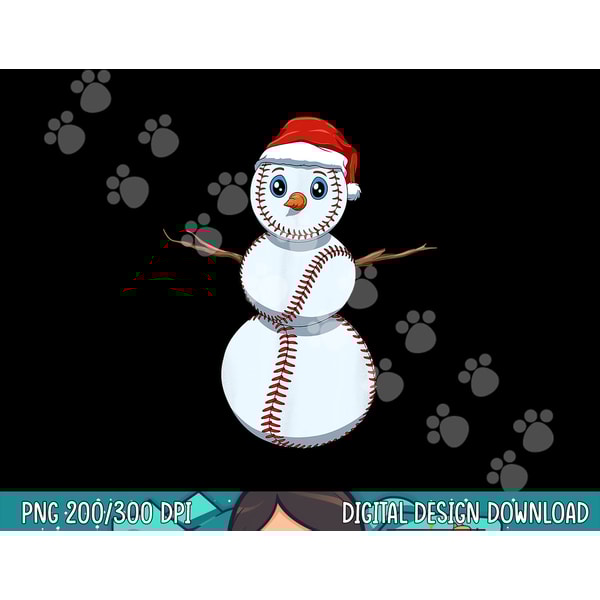 Baseball Snowman Baseball Balls Christmas png,sublimation copy.jpg