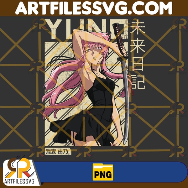 Yuno Gasai Png, Anime Png, Japanese Png, Anime Silhouette Pn | Inspire ...