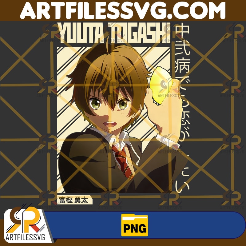 Yuuta Togashi Png, Anime Png, Japanese Png, Anime Silhouette Png, Anime Character, Anime Vector Files, Digital Download (1).jpg