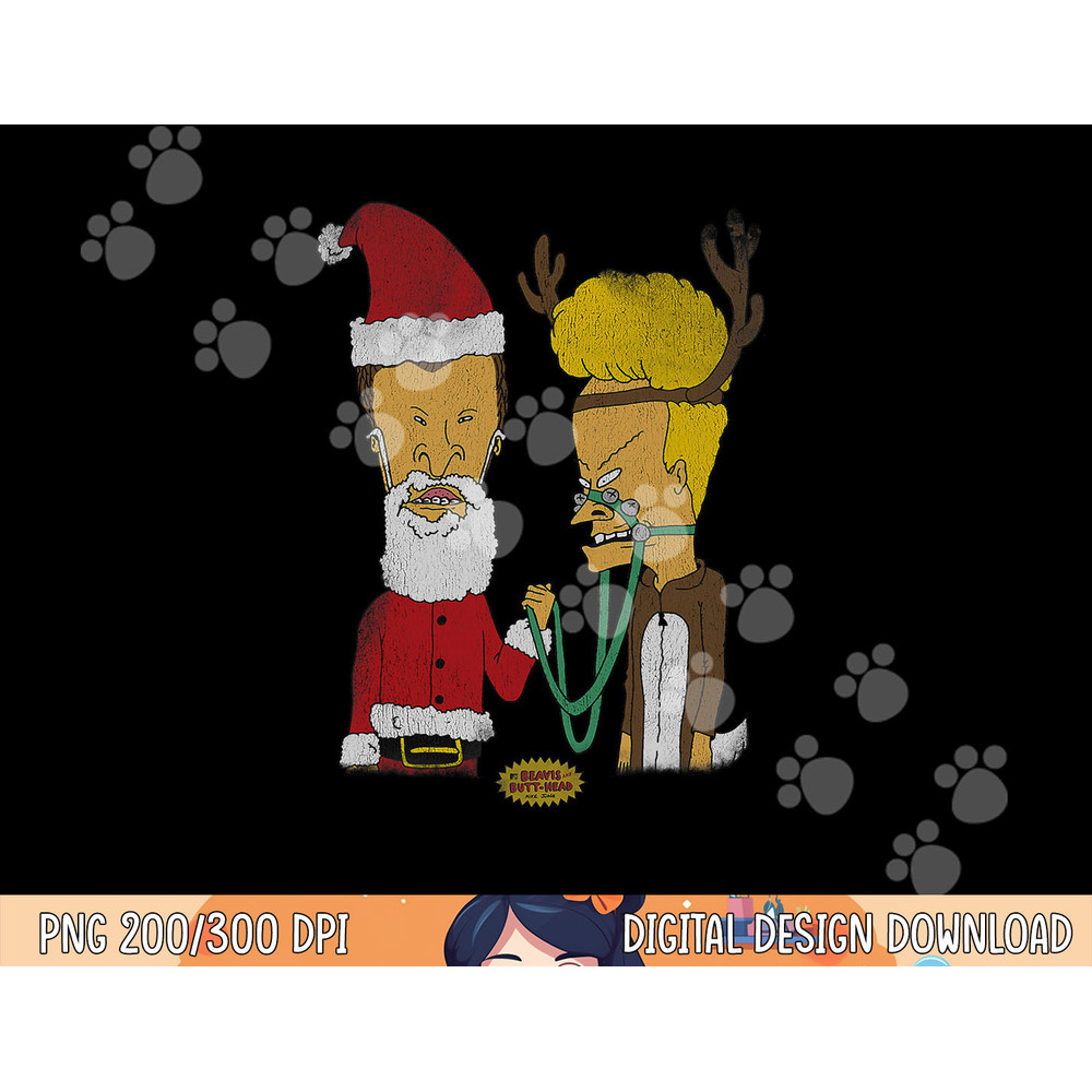 Beavis and Butt-Head Christmas Costumes Short Sleeve png,sublimation copy.jpg