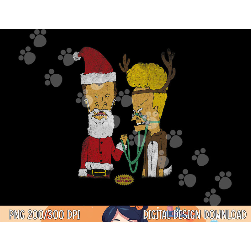 Beavis and Butt-Head Christmas Costumes Short Sleeve png,sublimation copy.jpg