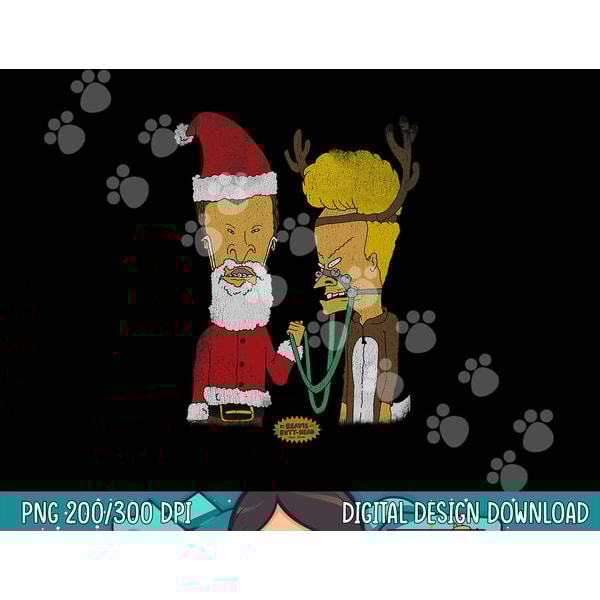 Beavis and Butt-Head Christmas Costumes Short Sleeve png,sublimation copy.jpg