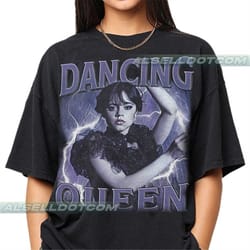 limited dancing queen wednesday addams vintage t-shirt, gift for women and man unisex t-shirt