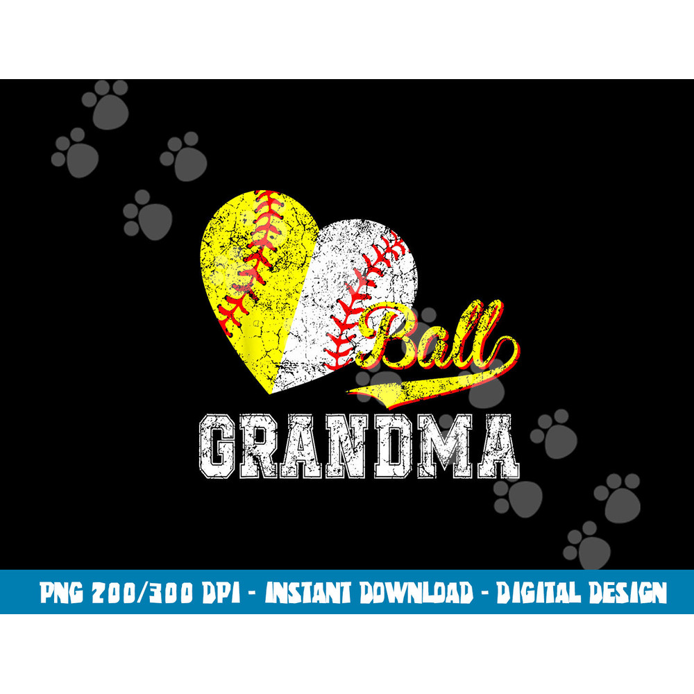 Baseball Softball Ball Heart Grandma Mother s Day png, sublimation copy.jpg