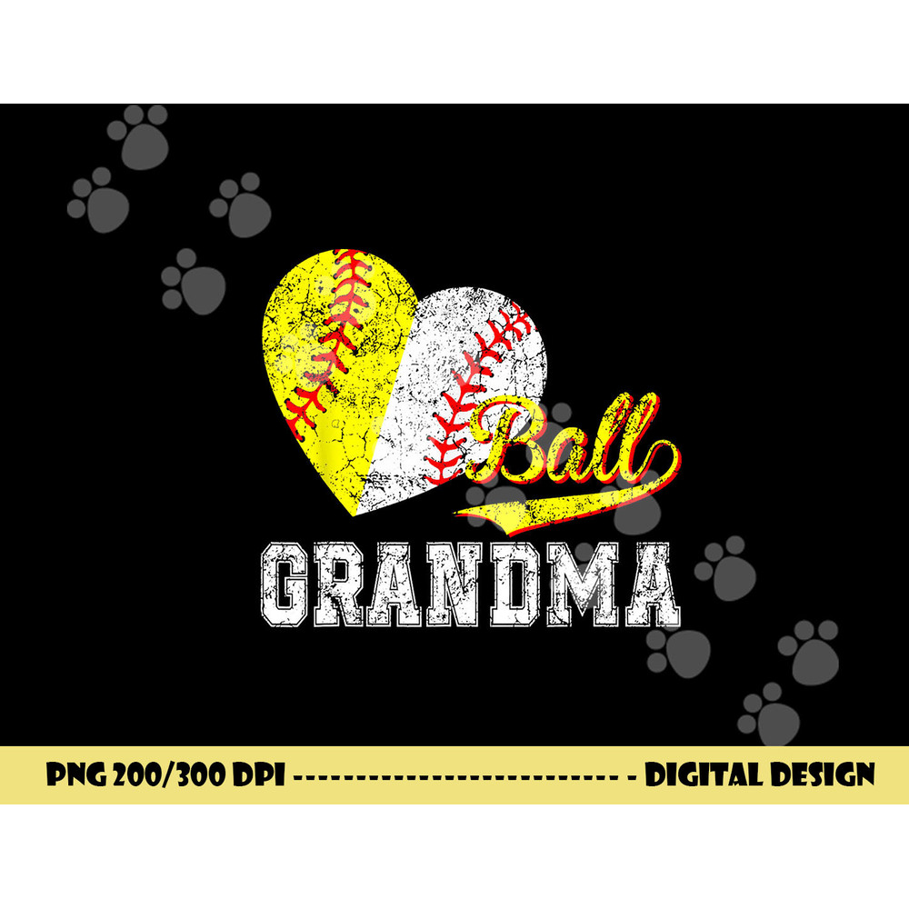 Baseball Softball Ball Heart Grandma Mother s Day png, sublimation copy.jpg