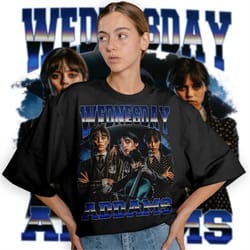 limited wednesday addams vintage t-shirt, graphic unisex t-shirt, retro 90's fans homage t-shirt, gift for women and men