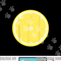 big lemon sliced costume cute easy fruit halloween gift png, sublimation copy