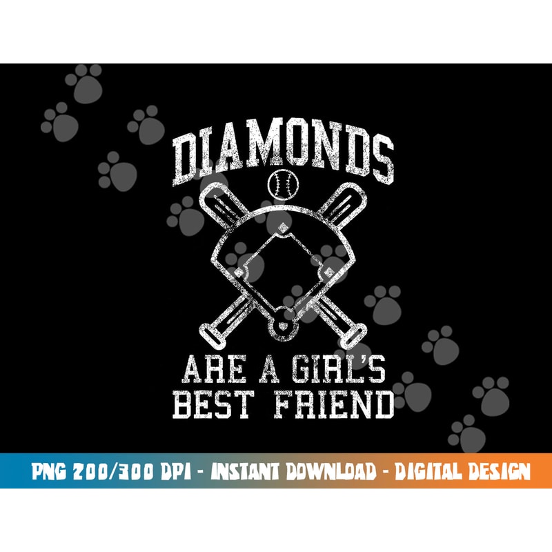 Baseball Tee Girls Diamonds are A Girls Best Friend Baseball png, sublimation copy.jpg