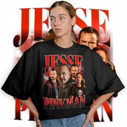 limited jesse pinkman vintage t-shirt, graphic unisex jesse pinkman t-shirt, retro 90's fans homage t-shirt, gift for wo