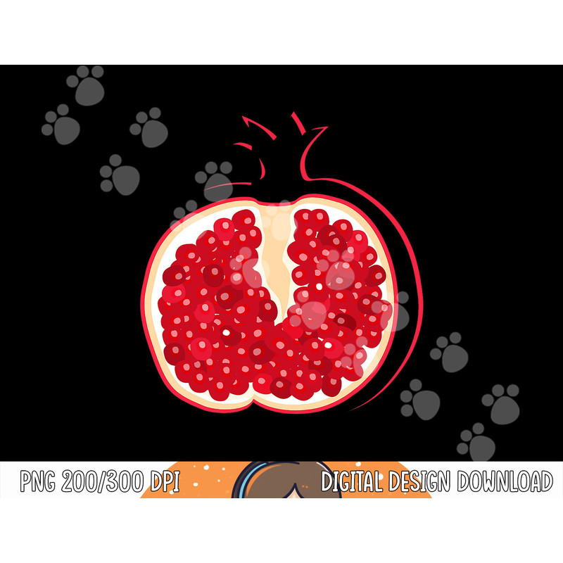 Big Pomegranate Sliced Costume Cute Easy Halloween Gift png, sublimation copy.jpg