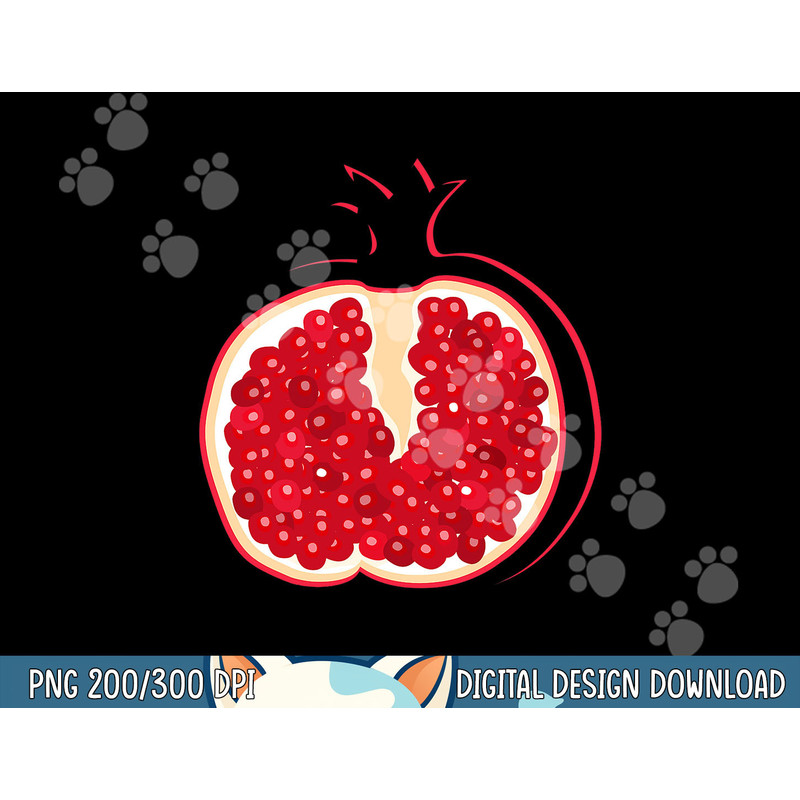 Big Pomegranate Sliced Costume Cute Easy Halloween Gift png, sublimation copy.jpg