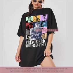 vintage 90s prince eric jonah hauer-king eras inspired t shirt, bootleg prince eric jonah hauer-king merch unisex tee cr