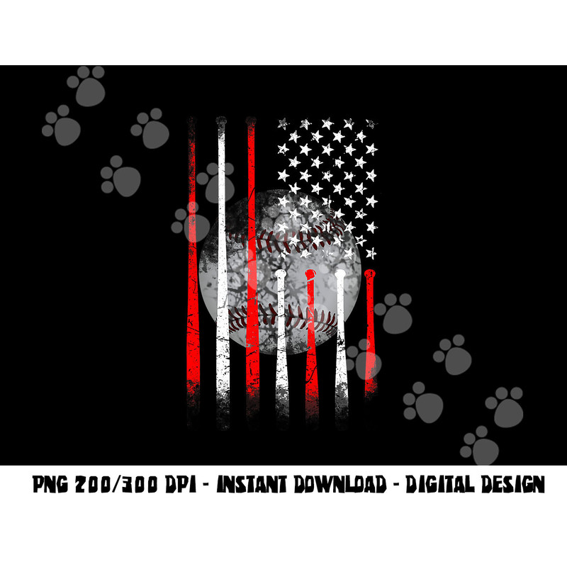 Baseball USA Flag American Flag Vintage png, sublimation copy.jpg